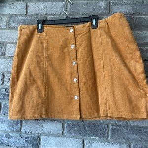 Plus Size Corduroy Skirt in 3X